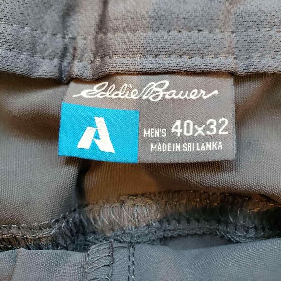 Eddie Bauer Pants First Ascent Straight Hiking Mens Size 40x32 Flat Front Gray - Picture 7 of 10